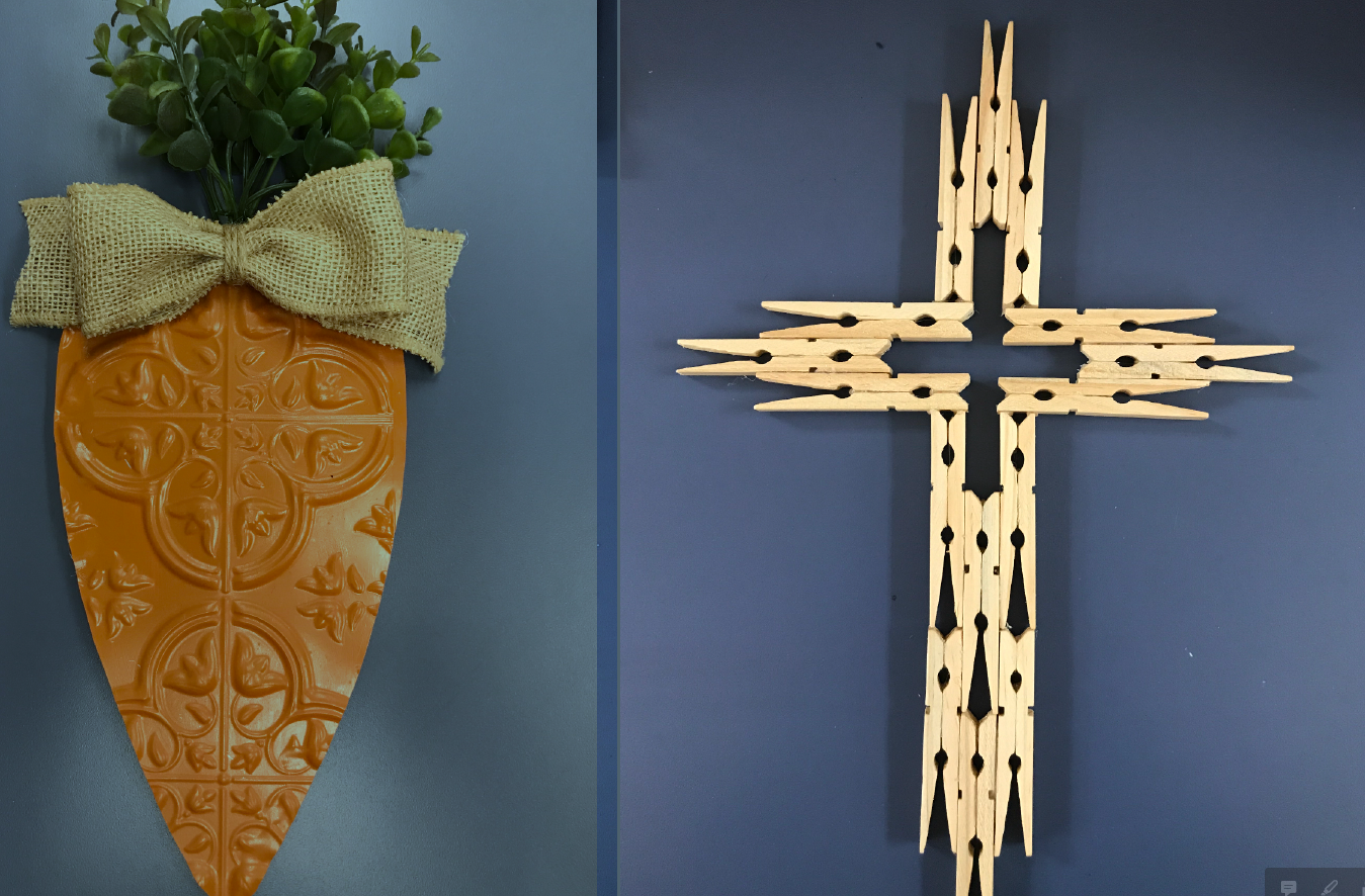 carrot and cross crafts